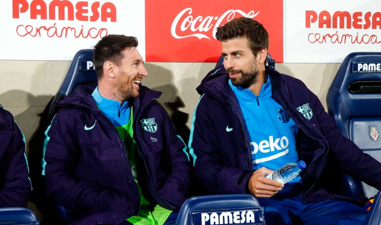 Piqué a toujours l'espoir de voir Messi rester au Barça