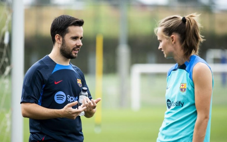 Premier entraînement pour les Féminines du Barça