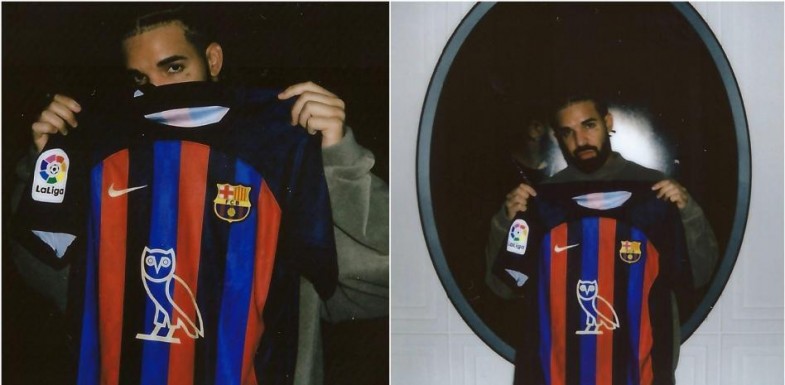 FC Barcelone : un maillot en clin d'œil à Drake pour le Clásico 