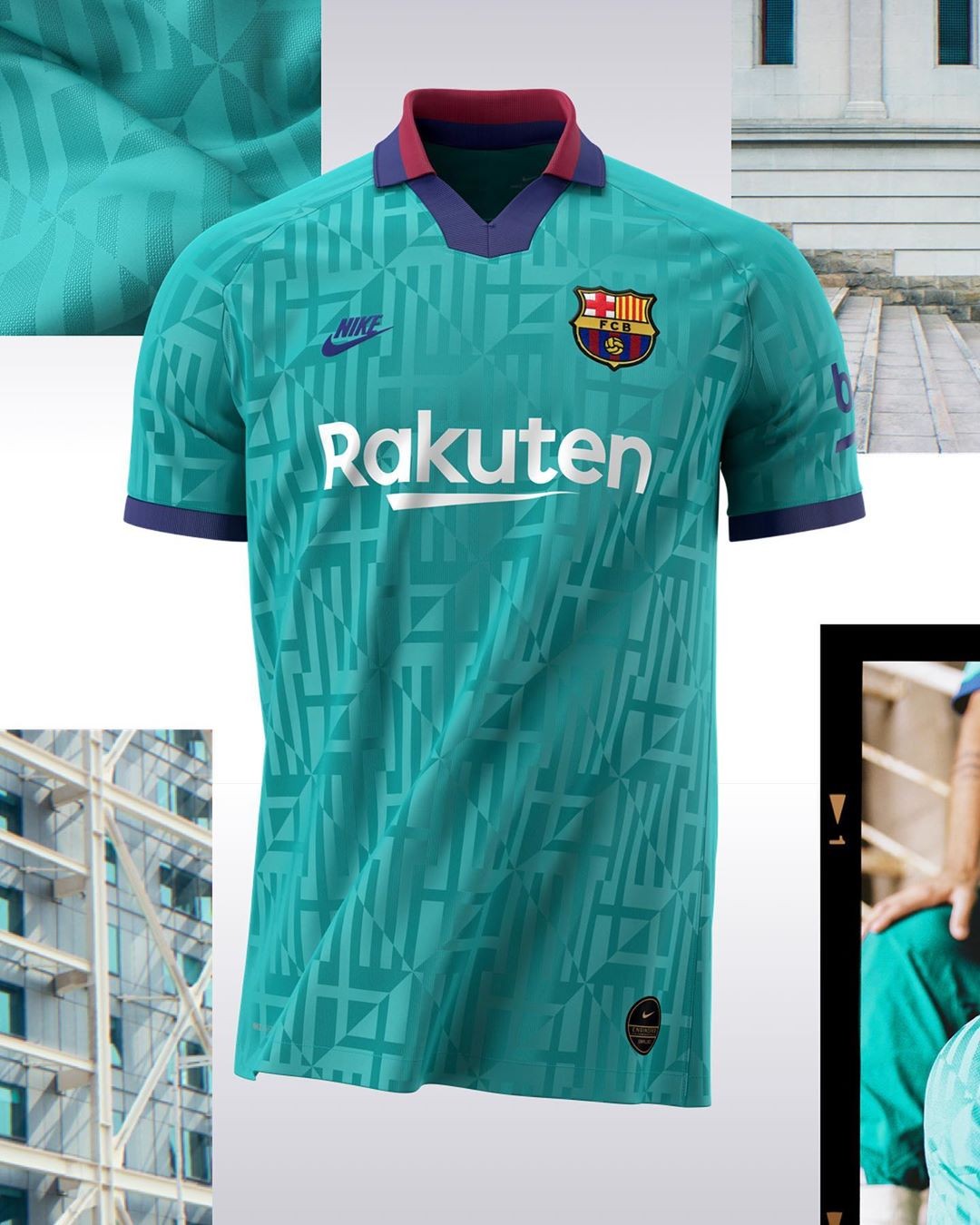 Le FC Barcelone dévoile officiellement son nouveau maillot third !
